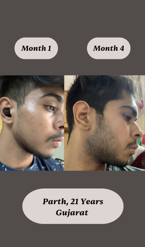 face of the person who gave the review