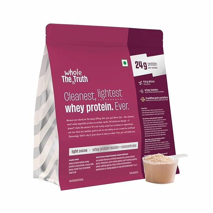 The Whole Truth Whey Protein Isolate+Concentrate