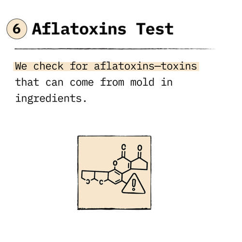 the sixth test done on foodpharmer whey protein