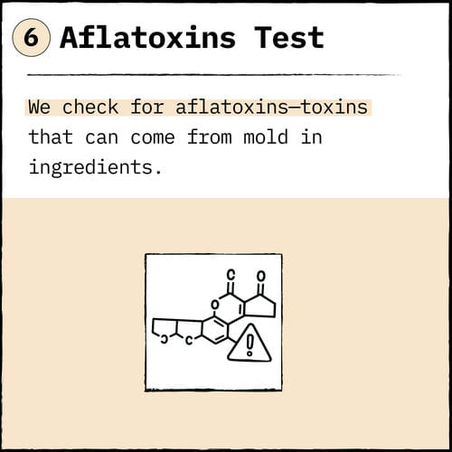 the sixth test done on foodpharmer whey protein