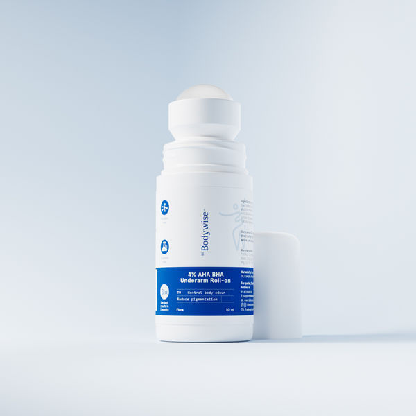 4% AHA BHA Underarm Roll On - 50 mL - Flora
