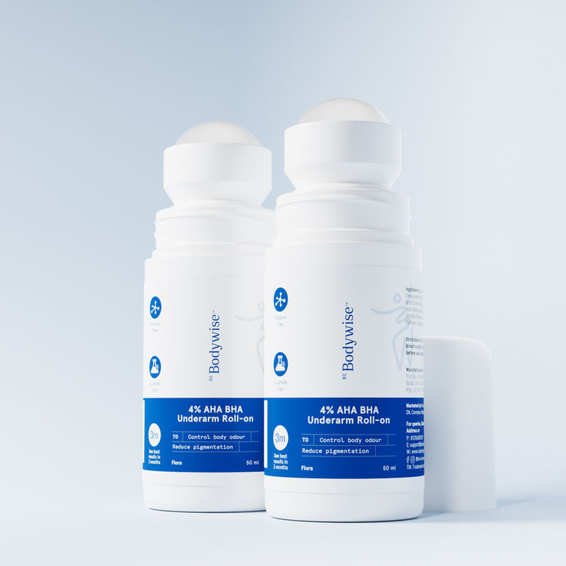 4% AHA BHA Underarm Roll on (Pack of 2)