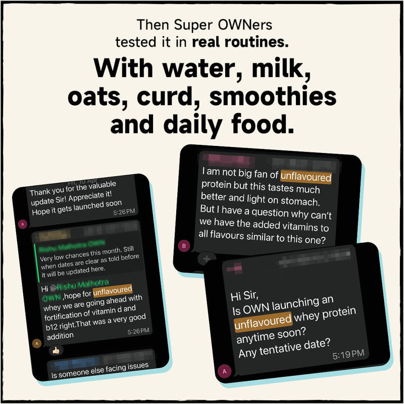 foodpharmer shows how the name "only what's needed" was decided via votes
