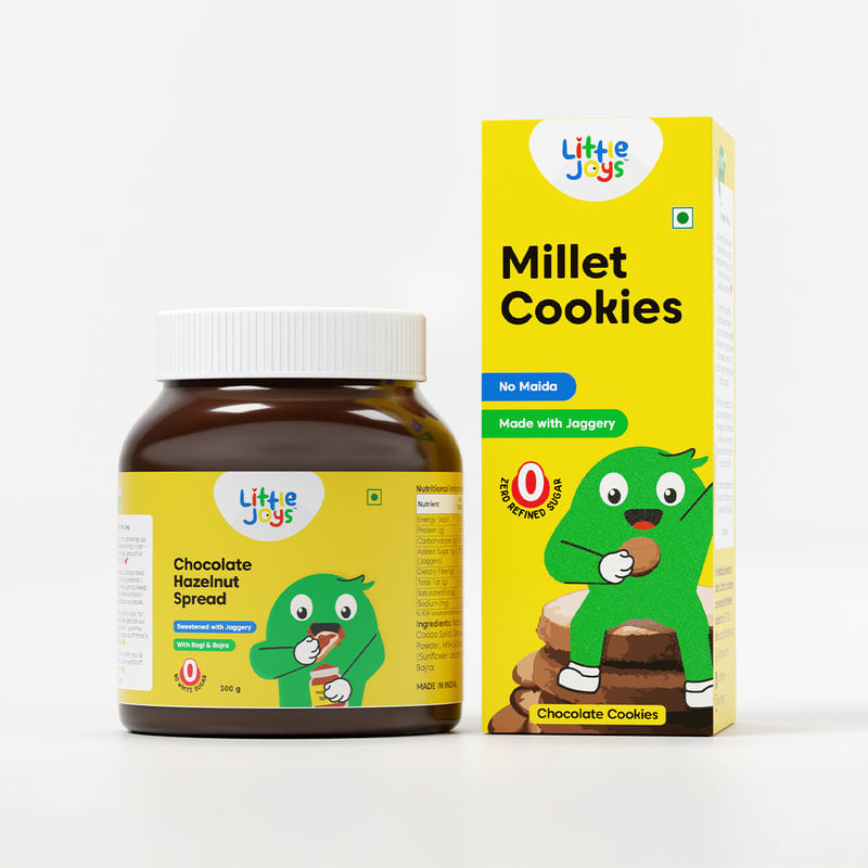 Chocolate Spread + Millet Cookies