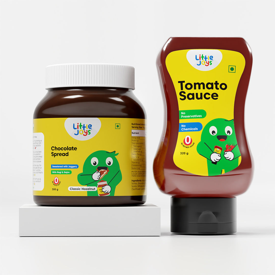 Chocolate Spread + Tomato Sauce Squeeze