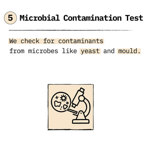 the fifth test done on foodpharmer whey protein