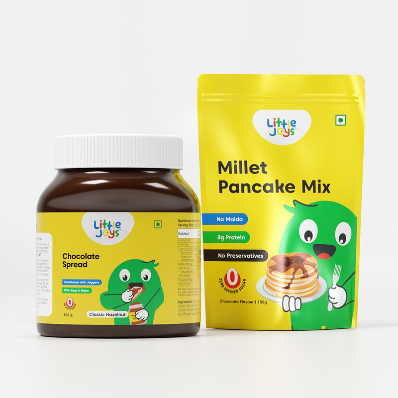Millet Pancake Mix + Chocolate Spread