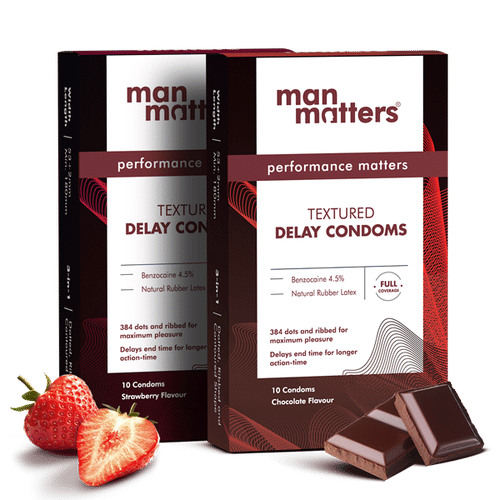Delay Condoms - Strawberry & Chocolate