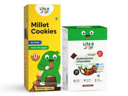 Multivitamin Chocolate + Millet Cookies