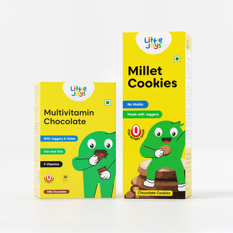 Multivitamin Chocolate + Millet Cookies