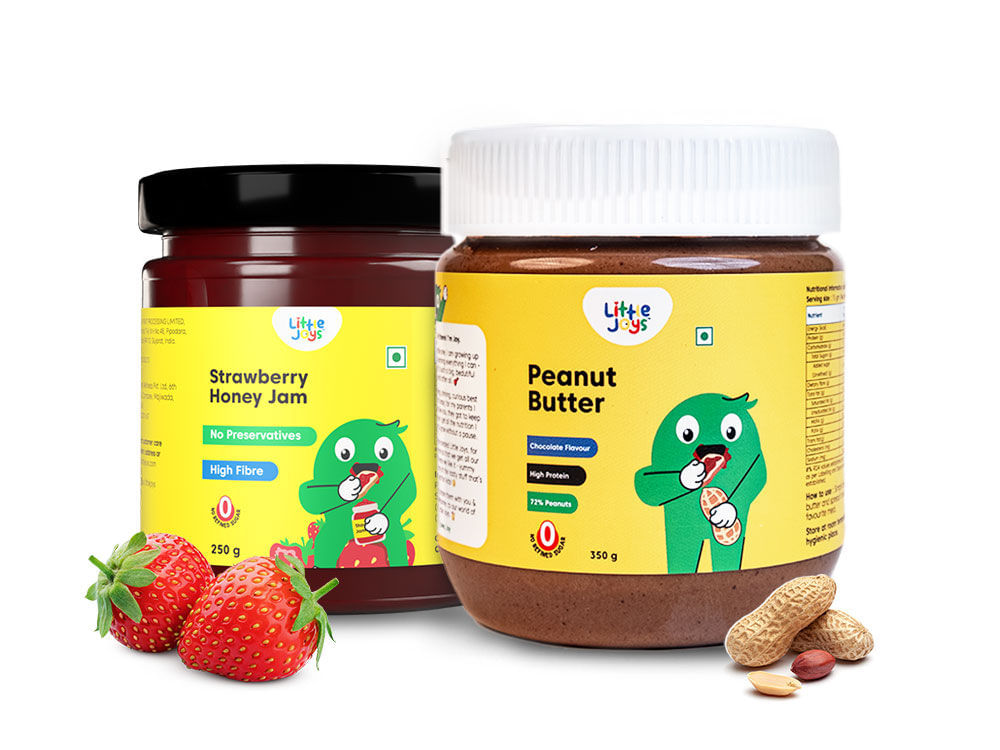 Chocolate Peanut Butter + Strawberry Honey Jam 