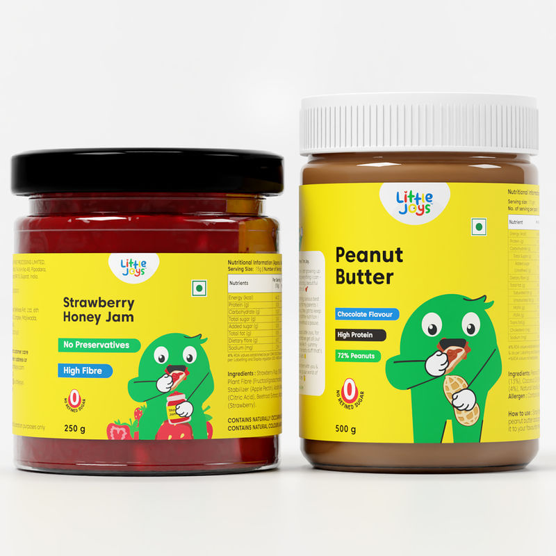 Strawberry Honey Jam + Peanut Butter 