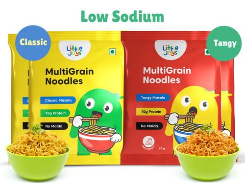 Masala & Tangy Multigrain Noodles (Pack of 4) - 67g x 4