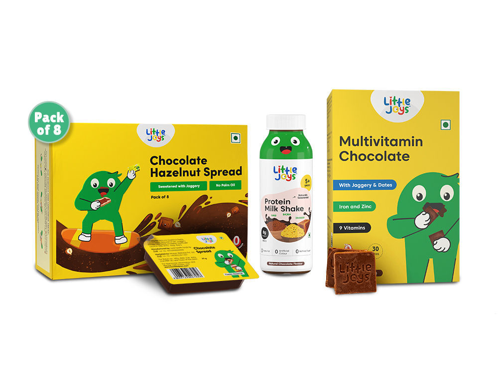 Multivitamin Chocolate + Chocolate Hazelnut Spread School Pack + Protein Milkshake