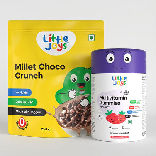 Mom’s Multivitamin Gummies & Millet Choco Crunch Combo