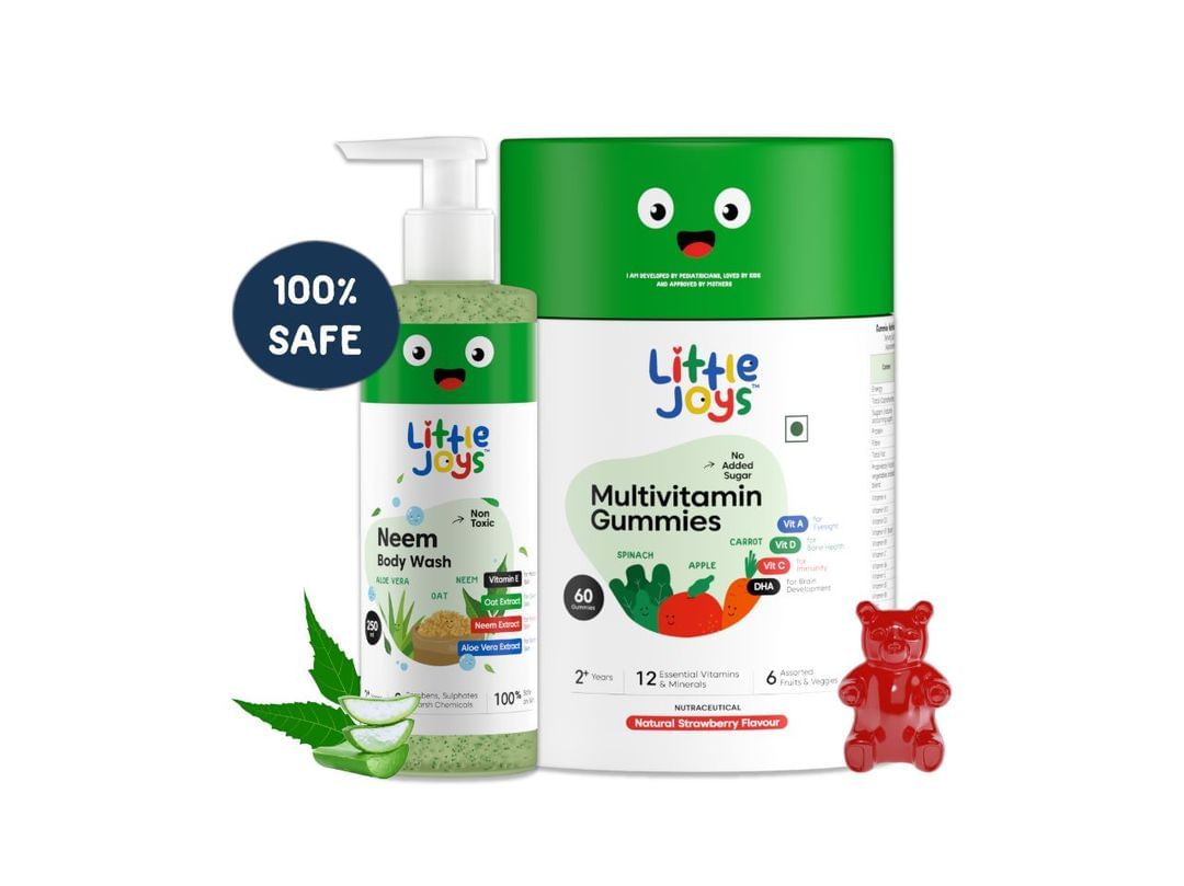 Neem Bodywash & Multivitamin Gummies (30N)