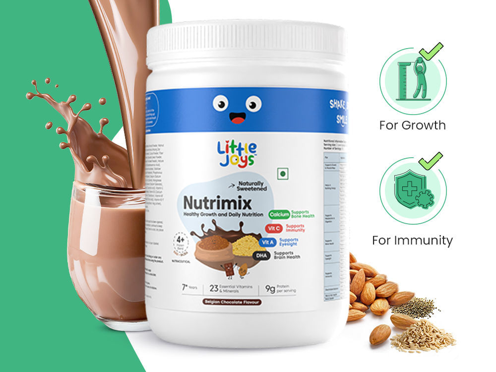 Nutrimix 7+ Belgian Chocolate Nutrition Powder (350g)
