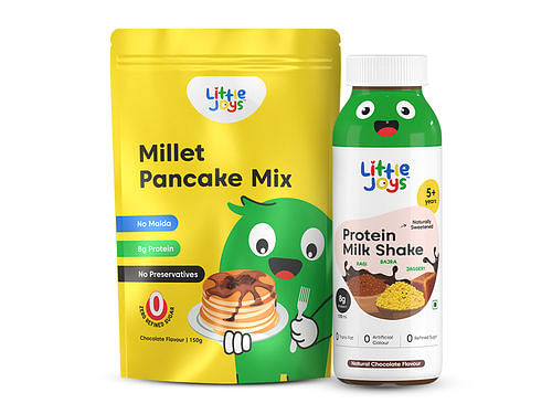 Millet Pancake Mix + Protein Milkshake