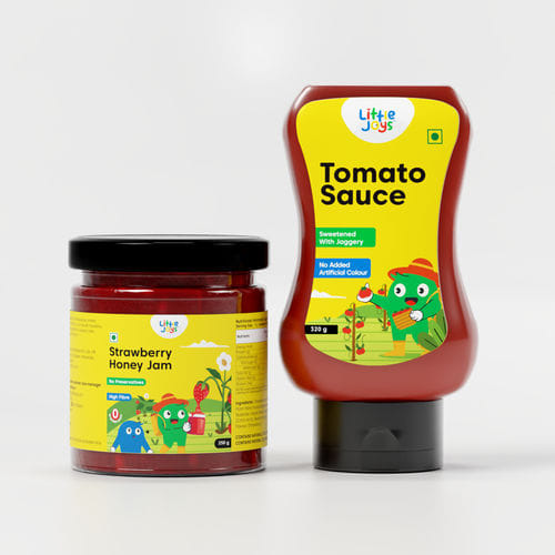 Tomato Sauce Squeeze + Strawberry Honey Jam