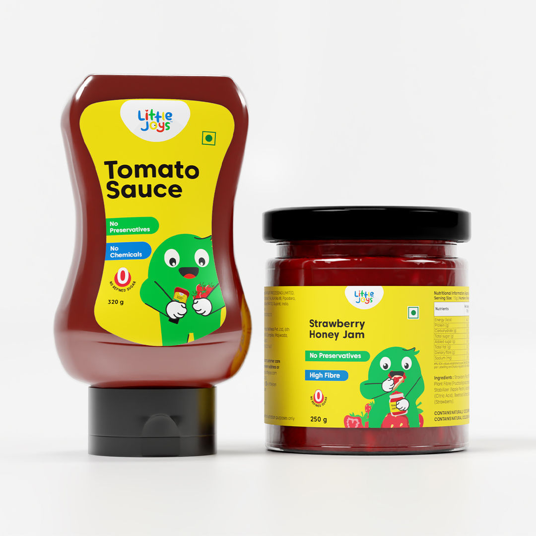 Tomato Sauce Squeeze + Strawberry Honey Jam
