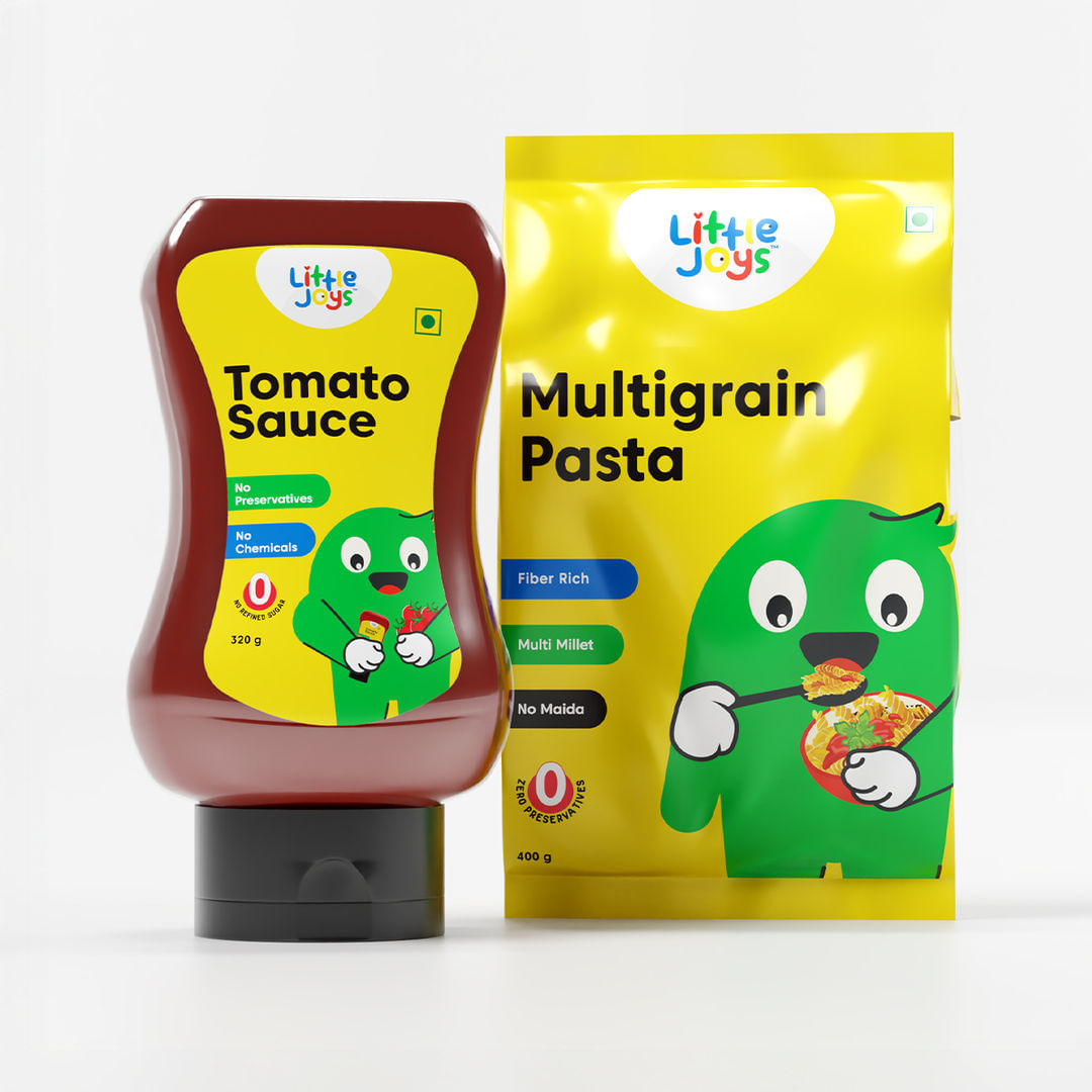 Tomato Sauce Squeeze + Multigrain Pasta Combo