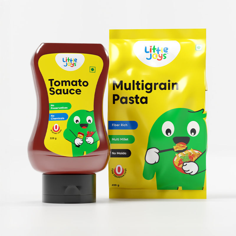 Tomato Sauce Squeeze + Multigrain Pasta Combo