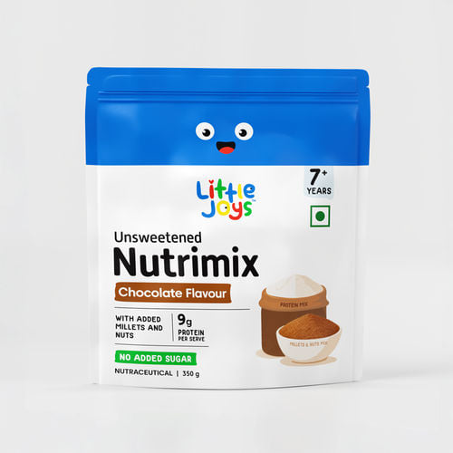 Unsweetened NutriMix 7+ Chocolate Nutrition Powder (350g)