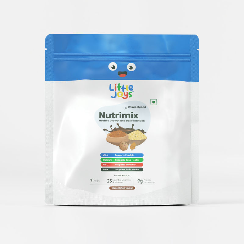 Unsweetened NutriMix 7+ Chocolate Nutrition Powder (350g)