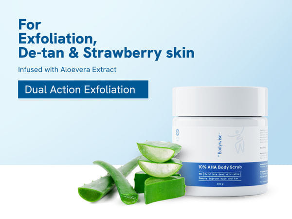 Buy 10% AHA Body Scrub For Women Clinically Tested | Be Bodywise