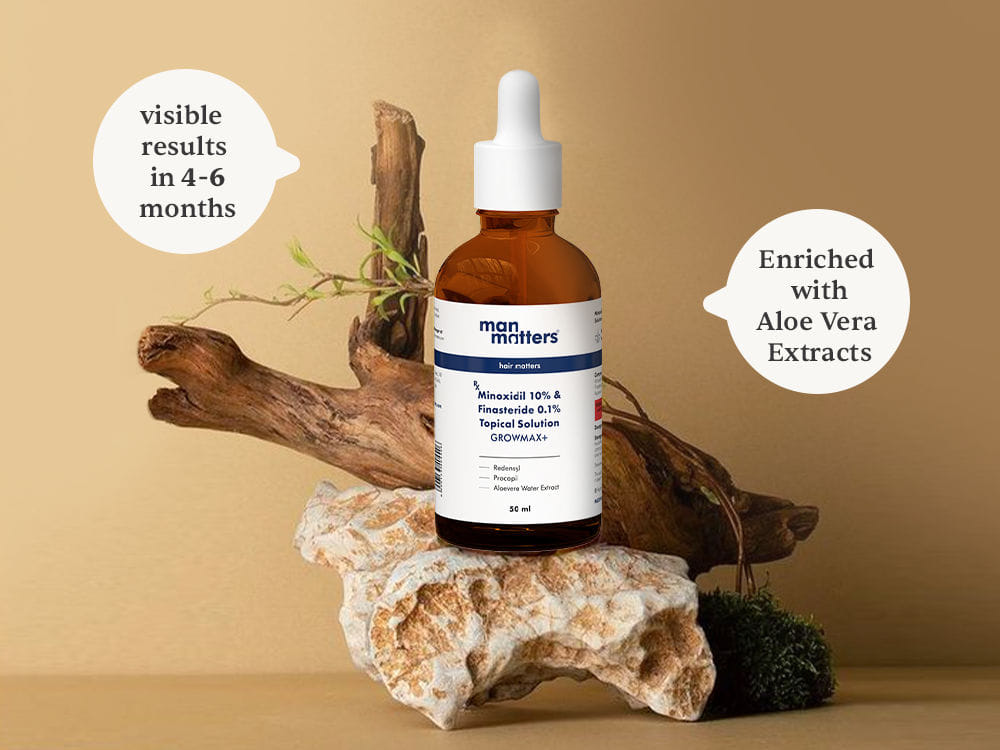 10% Minoxidil + Finasteride (Growmax+)