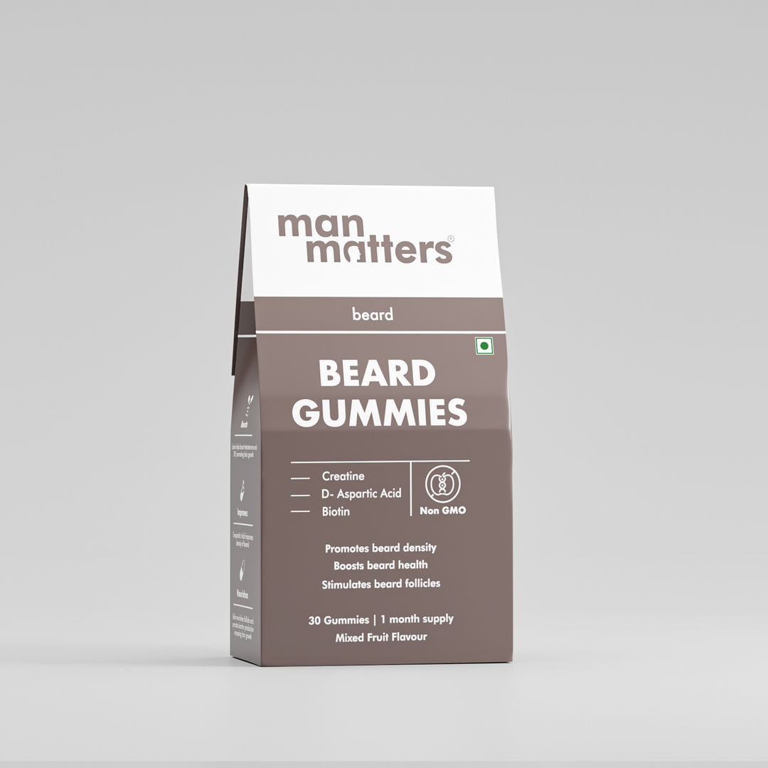 Beard Gummies for Less Dense beard
