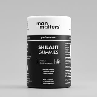 Man Matters Shilajit Gummies Regular 1 Month Pack