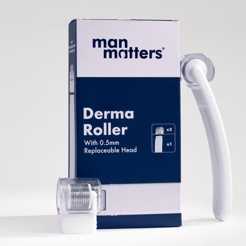 Derma Roller with 0.5 mm Replaceable Head