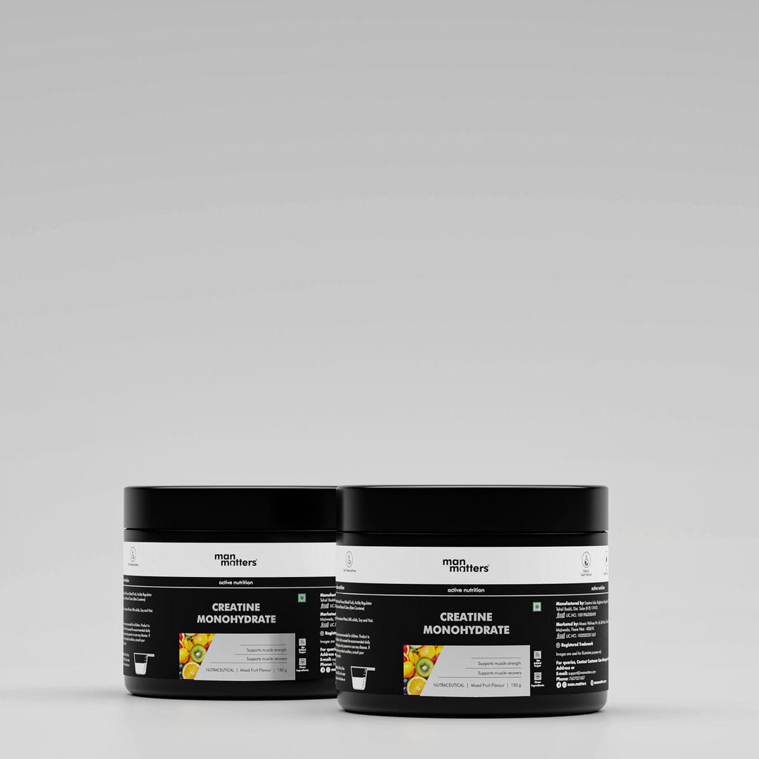 Micronised Creatine Monohydrate (Mixed Fruit Flavour- Pack of 2)