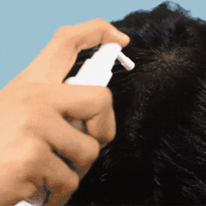 Visible increase in hair growth