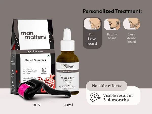 Buy 5% Minoxidil Beard Growth Serum: The Best Alternative to Beard Oil