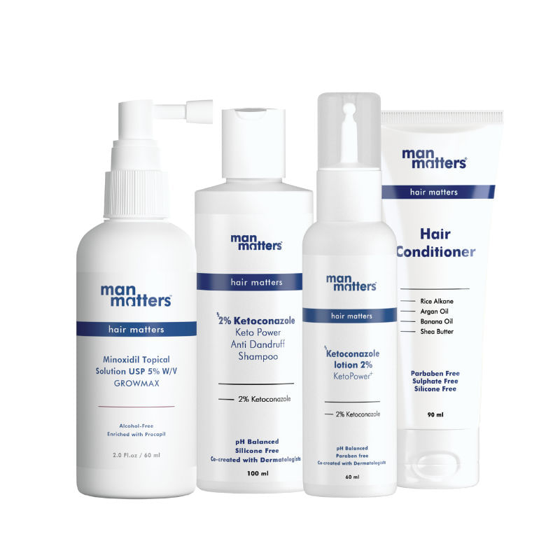 Severe Flakes & Stage 2 Hair Regrowth kit - Powdery & Sticky Scales