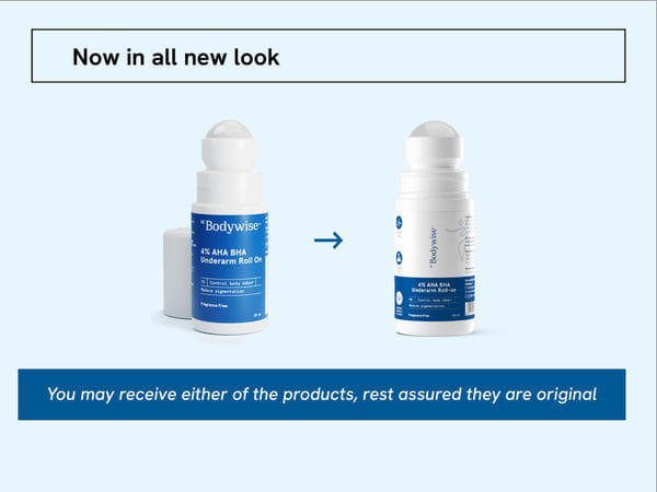 Buy 4% AHA BHA Underarm Roll On For Women - Be Bodywise