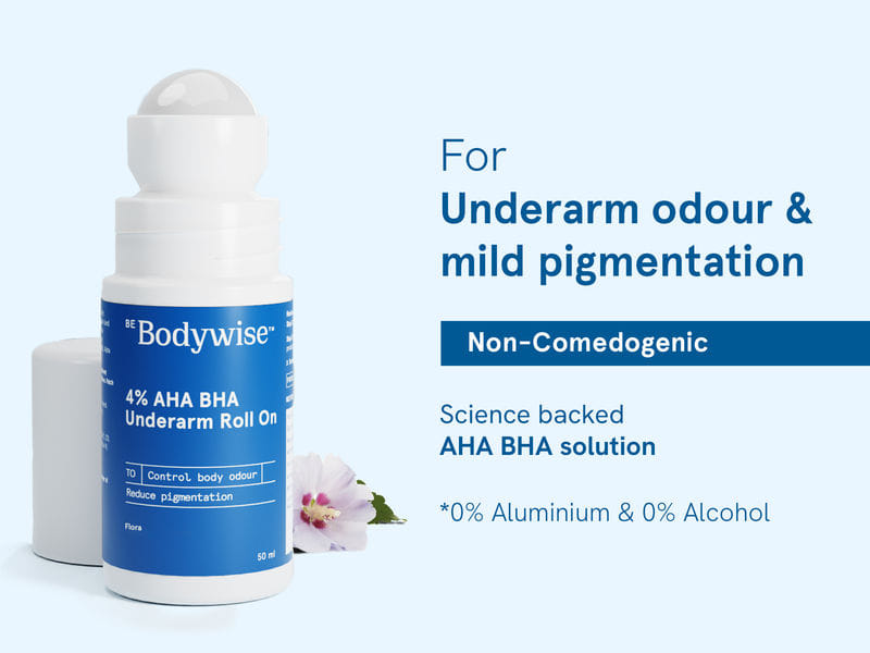 Buy 4% AHA BHA Underarm Roll On - Be Bodywise