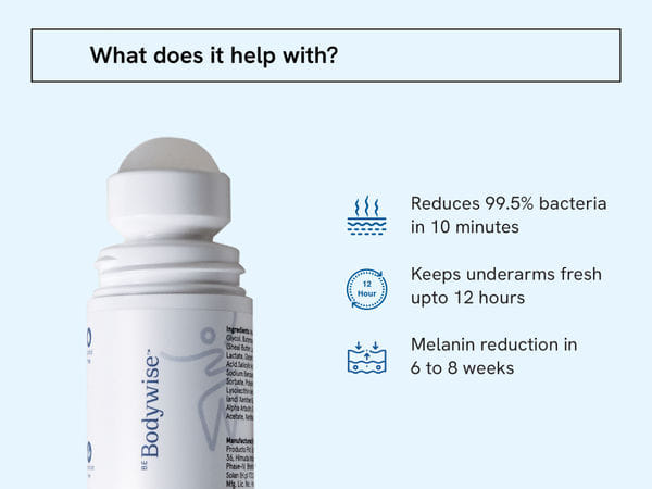 Buy 4% AHA BHA Underarm Roll On - Be Bodywise