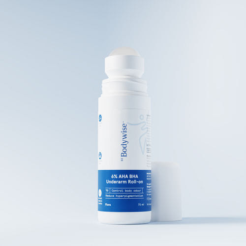 6% AHA BHA Underarm Roll On - 75ml - Flora