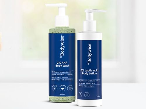 2% AHA Body Wash + 5% Lactic Lotion