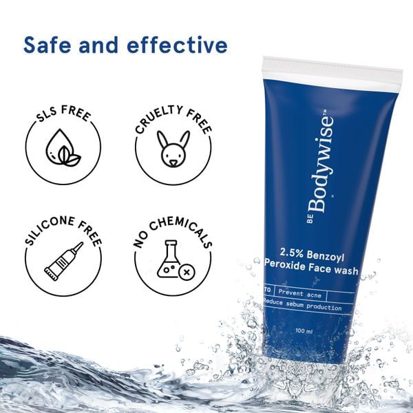 Buy 2.5% Benzoyl Peroxide Facewash