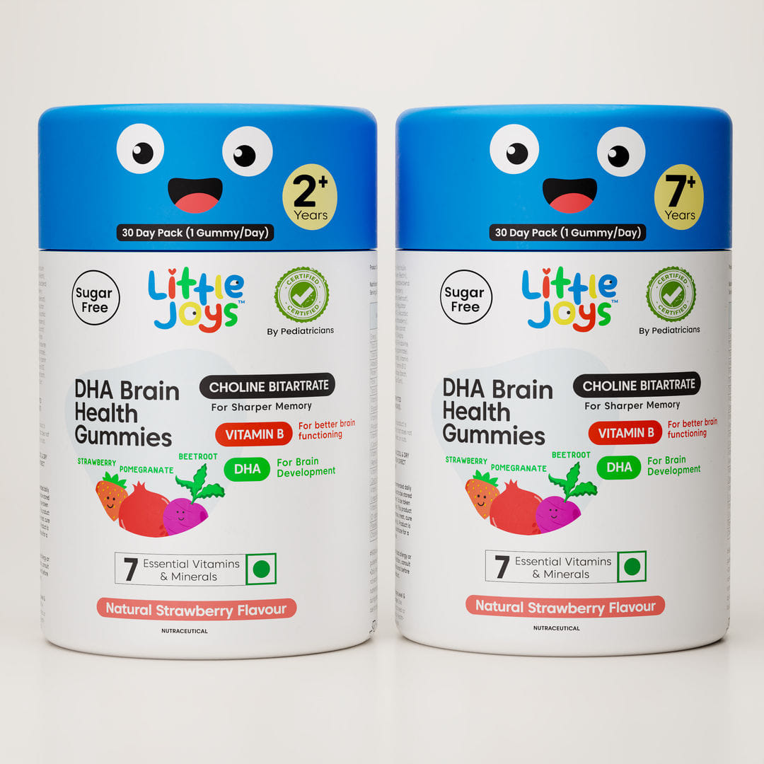 DHA (Omega 3) Brain Health Gummies for Kids 2+ & 7+