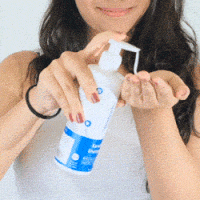 Take sufficient amount of Shampoo in your palm