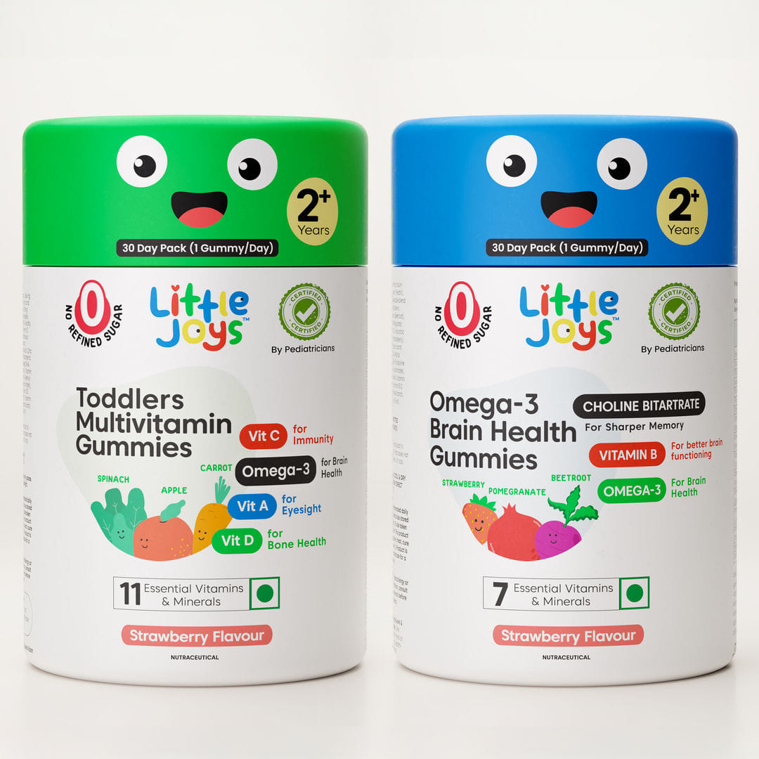 Little Joys Multivitamin Gummies and Brain Health Gummies for Toddlers