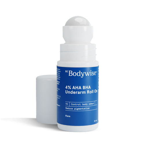 4% AHA BHA Underarm Roll On - 50 mL - Flora
