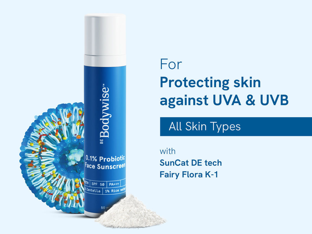 0.1% Probiotic Face Sunscreen with SPF 50