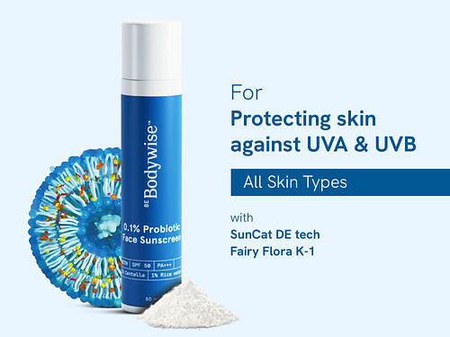0.1% Probiotic Face Sunscreen with SPF 50