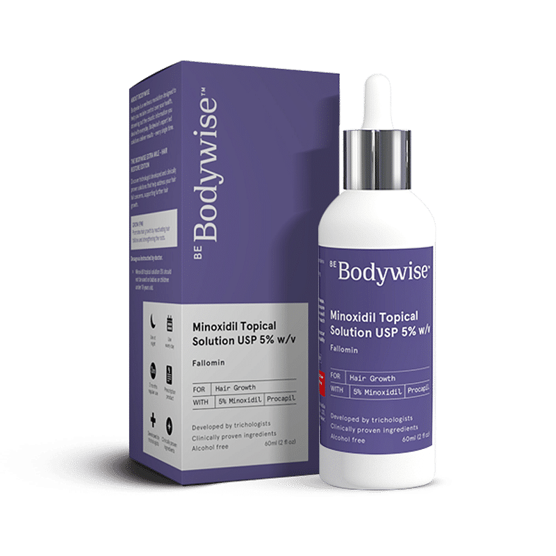 Bodywise Minoxidil Topical Solution 5% u/w